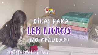 SITES PARA LER LIVROS GRÁTIS NO CELULAR  LIVROS DIGITAIS  Dicas conteúdos [upl. by Aieka227]