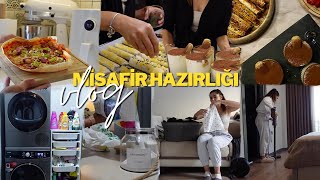 MİSAFİR SOFRA HAZIRLIĞI  çamaşır odası düzeni kolay tiramisu kısır tarifi lavaş pizza ev işleri [upl. by Heddi61]