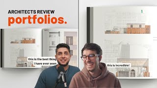 Architecture Portfolio Review for JOB applications the best ones so far Ep 1 [upl. by Aitam]