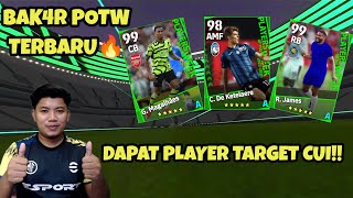 BAK4R POTW TERBARU DAPAT PLAYER YANG TARGET CUI EFOOTBALL 2024 MOBILE [upl. by Lehcem]