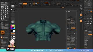 Pavlovich Workshop  Michael Pavlovich  Maxon ZBrush 2024 [upl. by Fira443]