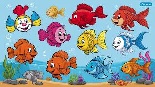 🐟 Merveilles de la Faune  Aventures Éducatives avec les Poisson kidslearning childrensstories [upl. by Isaacs]