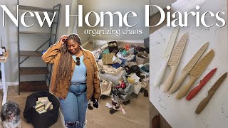 NEW HOME DIARIES 🏡 Decluttering We Finally Have Closets Huge Amazon Kitchen Haul 2024 [upl. by Attenaz]