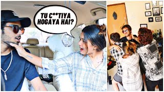 ADRUSHAL FIGHT PRANK ON NEHA 😱😢 Gone Right [upl. by Ynaitirb]