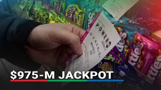 Powerball lottery jackpot jumps to 975 million  ABSCBN News [upl. by Tomaso890]