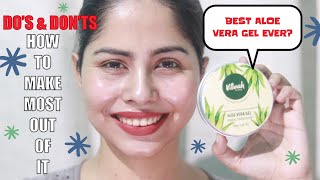 Best Aloe Vera Gel VILVAH ALOE VERA GEL REVIEW [upl. by Rudwik]