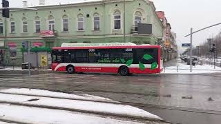 autobusy i tramwaje w wigilijny dzień [upl. by Oecile]