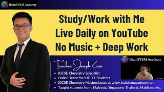 Study with Me  No Music  Deep Work Day 135 [upl. by Pierce417]