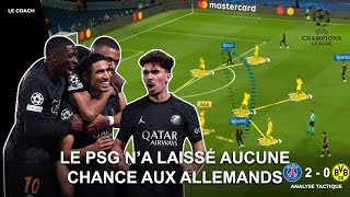 Luis Enrique a totalement étouffé le jeu allemand I Analyse Tactique PSG 2  0 Borussia Dortmund [upl. by Yeuh]