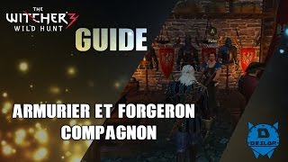 The witcher 3 Forgeron et armurier compagnon [upl. by Hufnagel]