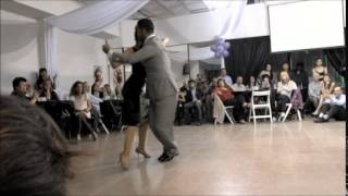 Noelia Hurtado y Sebastián Arce en Milonga El Abrazo 25 [upl. by Kolodgie]