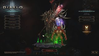 Diablo 3 273 PTR Season 26 TEST GR 120 Low Para NEW Boulder Raekor Barb [upl. by Cardon]