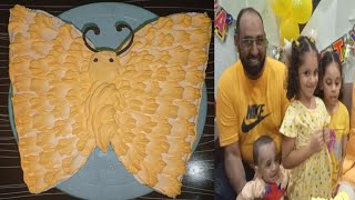 Butterfly Cake  Butterfly cake decorations  Birthday Cake Recipe [upl. by Neral]