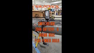 YakAttack Bonafide RS117 Garmin Striker 4 and SwitchBlade Transducer Arm install with 20ah Battery [upl. by Ahsaekal]