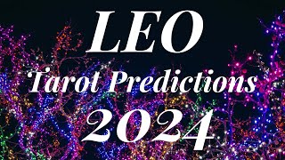 LEO Tarot 2024 Predictions—Expect major transformation this year❤️💰🌎 [upl. by Anneh]