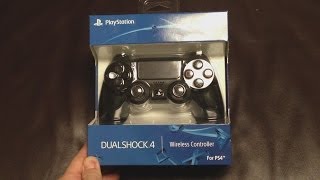 Sony DUALSHOCK 4 Wireless Controller for Playstation 4 Unboxing amp Review [upl. by Esetal987]