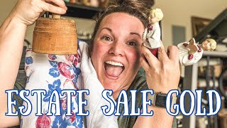 Estate Sale Haul Jackpot  Estate Sale TipsTricks [upl. by Innob]