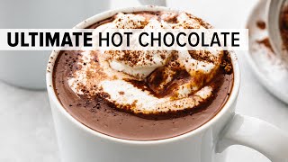 BEST HOT CHOCOLATE  the ONLY recipe you need [upl. by Aliled]