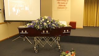 Jehovah Witness Funerals Elders Updated Talk [upl. by Jangro]