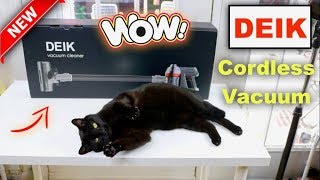 DEIK ❤️ 2 in 1 Cordless Vacuum Cleaner  Review ✅ [upl. by Fortin]