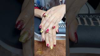 GelX nail extension shape and colour Client choicenaildesign nailart mousumisglamourworld [upl. by Kcaz]