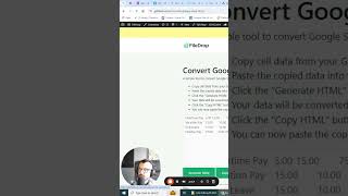 Convert Google Sheet to HTML or Markdown googlesheets [upl. by Coshow]