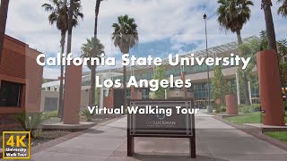 California State University Los Angeles  Virtual Walking Tour 4k 60fps [upl. by Enorel]