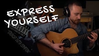 Express Yourself  Charles Wright solo guitar arrangement wtabs [upl. by Justinn]