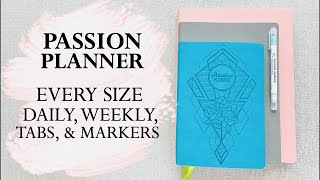 PASSION PLANNERS  ALL SIZES  DAILY  WEEKLY  TABS amp MARKERS [upl. by Suoivatnod596]