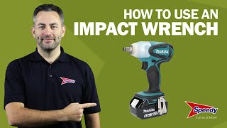 How to use an impact wrench  correctly and safely  Speedy Services [upl. by Dirrej869]