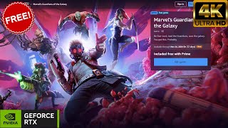 Free AAA Game Alert quotMarvels Guardians of the Galaxyquot Claim Now For Free on Prime Gaming 4K 60FPS [upl. by Paulsen]