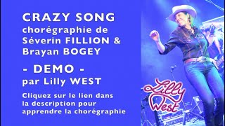 DEMO CRAZY SONG de Séverine FILLION amp Brayan BOGEY enseignée par Lilly WEST [upl. by Anselma]