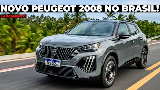 NOVO PEUGEOT 2008 ESTREIA COM PREÇO CERTO PARA DESAFIAR TCROSS CRETA E TRACKER [upl. by Wilmar]