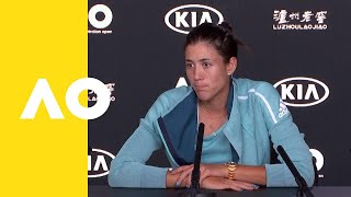 Garbiñe Muguruza press conference 4R  Australian Open 2019 [upl. by Borszcz]