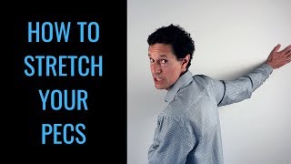 How to stretch your pecs standing pec stretch chest stretch by chiropractor in Toronto Dr Mackay [upl. by Sayette]