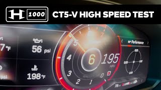 195 MPH Hennessey H1000 CT5V Blackwing Manual  HIGH SPEED TESTING [upl. by Dodd81]