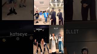 Kpop idols do every funny 🤣 challengeshortstxtkpopchallengeillitkatseyezerobaseone [upl. by Enninaej]