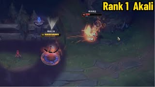 Rank 1 Akali This Akali Mechanic Will Blow Your MIND [upl. by Amhsirak382]