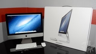 UNBOXING Apple NEW Redesigned iMac 215inch Late 2012 [upl. by Pavel]