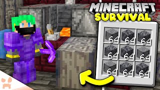 Survival Minecrafts BEST BASALT FARM 79 [upl. by Onibas817]