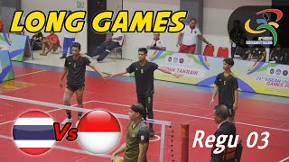 TEAM REGU 03 INA 🇮🇩 Vs THA 🇹🇭 Asean University Games 2024 [upl. by Labannah]