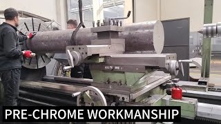 600TON HYDRAULIC CYLINDER ROD ROAD PROCESSED BEFORE CHROMEyoutubekeşfettornaviralmachinecnc [upl. by Norra963]