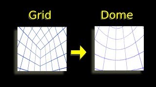 Panorama to cubemap  Grid to Equirectangular [upl. by Stine]