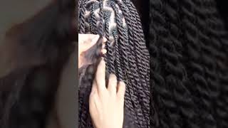 twisting hair styles twiststyles hairstyle hairstylehairstyle haircare braids subscribe sub [upl. by Seka78]