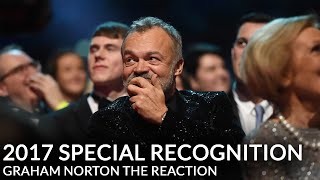 NTA 2017 Special Recognition  Graham Norton The Reaction [upl. by Nwahshar]