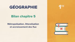 Métropolisation littoralisation et accroissement des flux Géographie 1re [upl. by Inaoj]