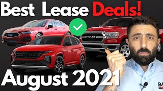 These are the Best Auto LEASE Deals RIGHT NOW  August 2021 [upl. by Barden341]