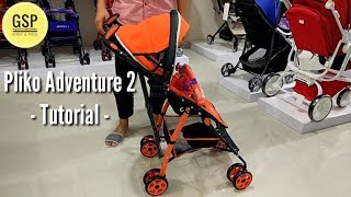 Cara menggunakan stroller Pliko Adventure 2 [upl. by Mosier678]