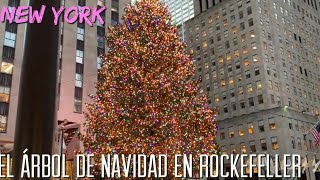 NEW YORK EL ÁRBOL DE NAVIDAD EN ROCKEFELLER [upl. by Aniat]