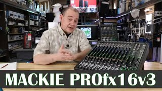 🌴New Mackie ProFX16v3 16Channel 4bus Professional Effects Mixer with USB🌴 [upl. by Rodavlas]